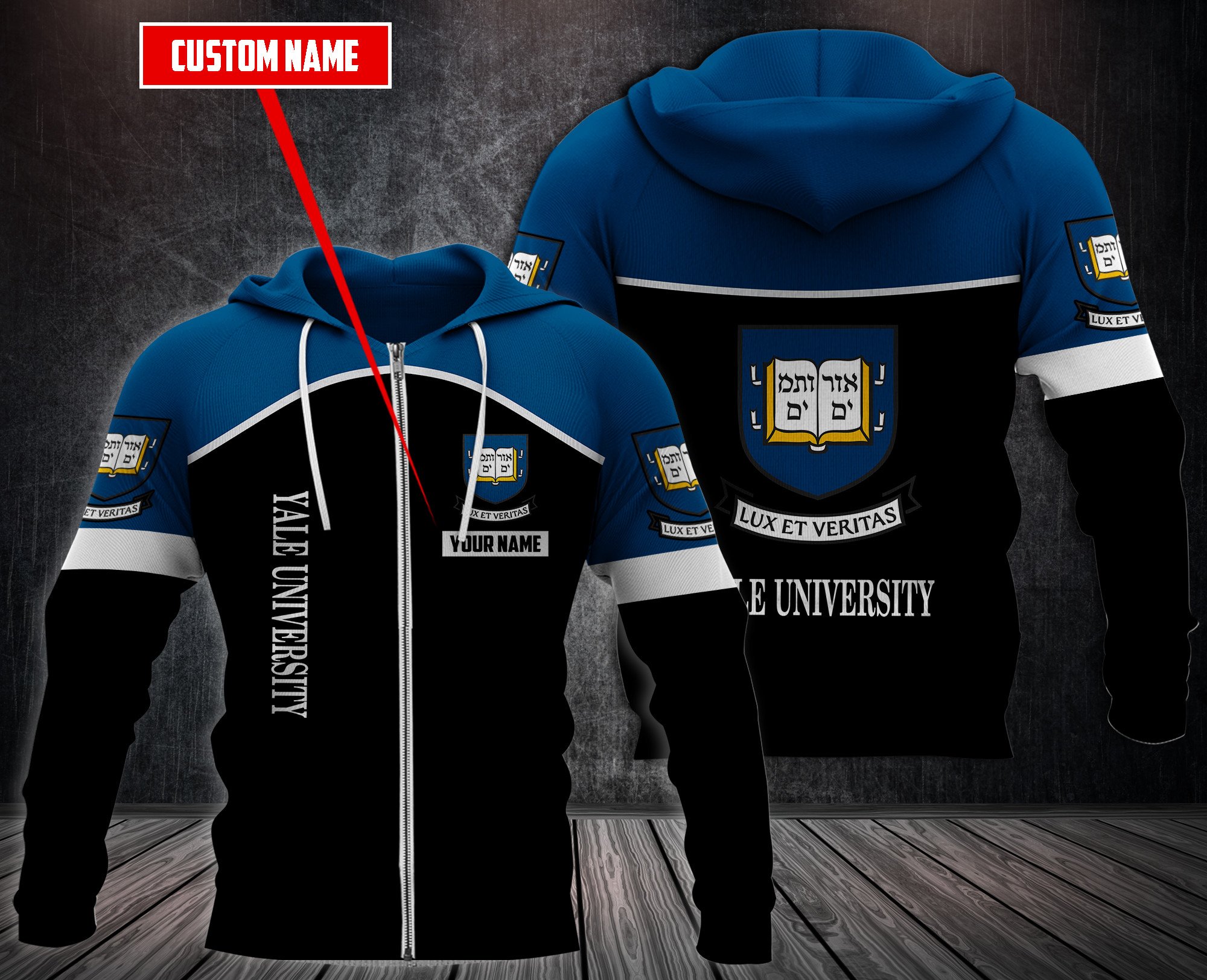 Personalized-Yale-University-Custom-Hoodie-Fleece-Hoodie-3