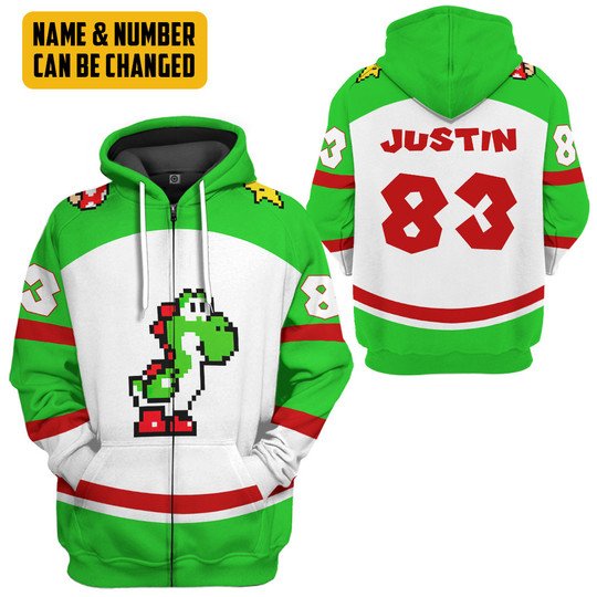 Personalized Yoshi Custom 3D Shirt Personalized Yoshi Custom 3D Shirt