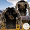 Personalized Your Name Hunting Camo Style Arizona Cardinals Full Print Hoodie