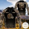 Personalized Your Name Hunting Camo Style Cleveland Browns Full Print Hoodie