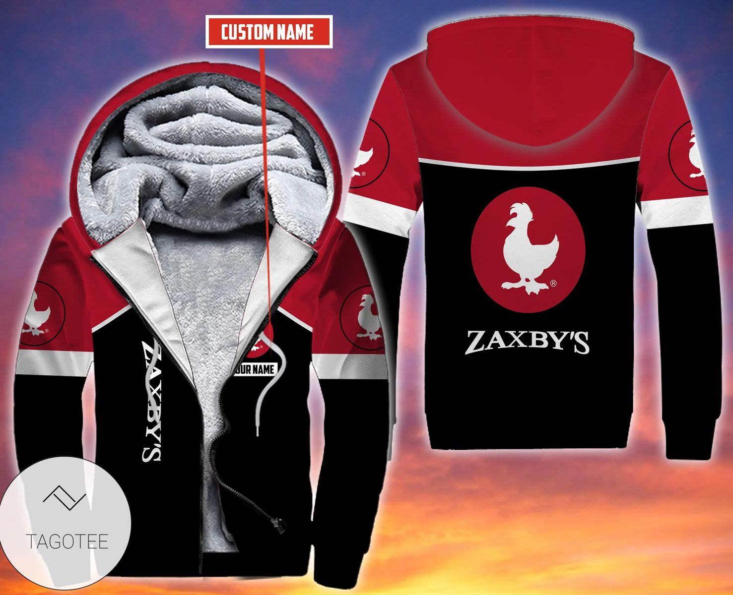 Personalized Zaxby’S Fleece Hoodie Personalized Zaxby’S Fleece Hoodie