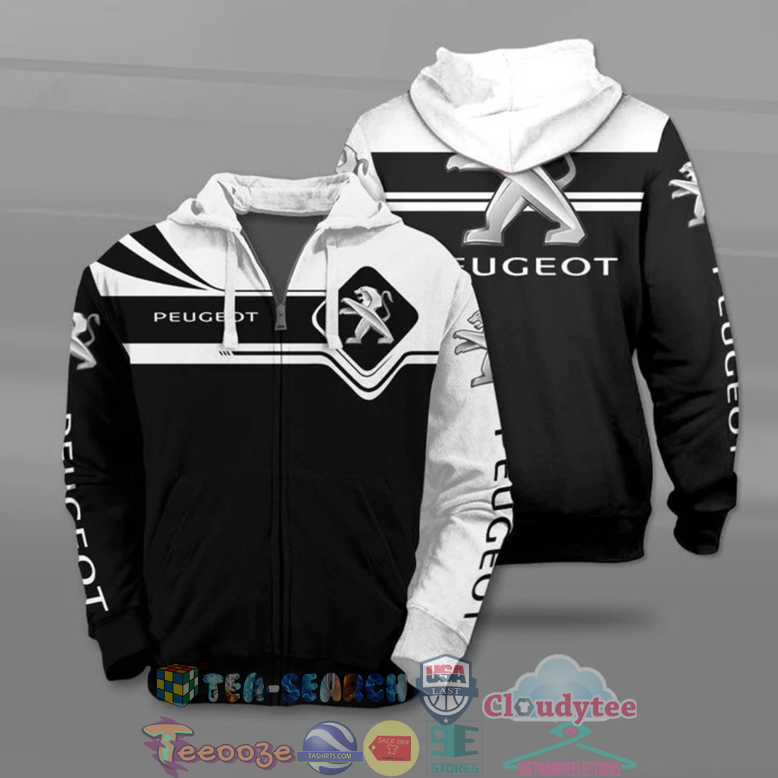 Peugeot All Over Printed T-Shirt Hoodie Peugeot All Over Printed T-Shirt Hoodie