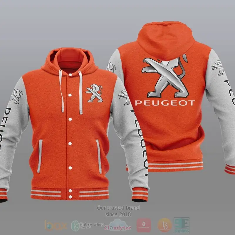 Peugeot Car Baseball Jacket Hoodie Peugeot Car Baseball Jacket Hoodie