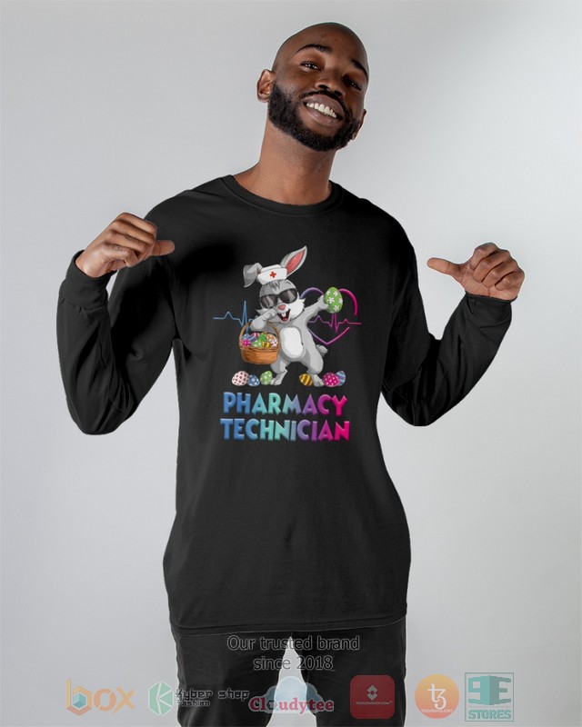 Pharmacy Technician Bunny Dabbing Shirt Pharmacy Technician Bunny Dabbing Shirt