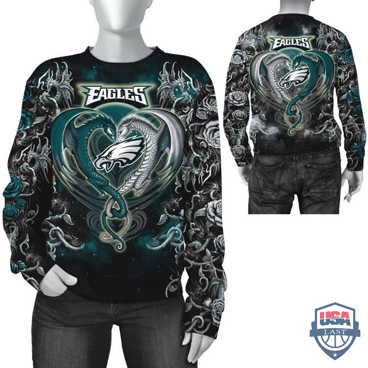 Philadelphia-Eagles-Dragon-Nfl-3D-Hoodie-T-Shirt-3
