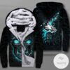 Philadelphia Eagles Lava Skull Zipper Fleece Hoodie