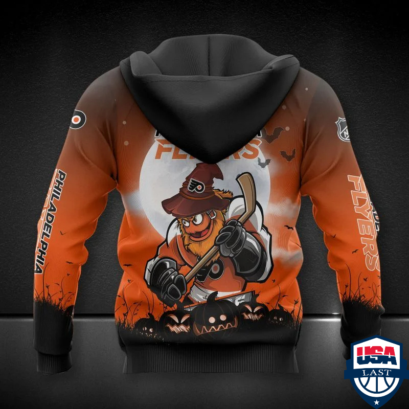Philadelphia Flyers Nhl Haloween All Over Printed Hoodie Philadelphia Flyers Nhl Haloween All Over Printed Hoodie