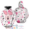 Piglet Polkadot Pattern Disney Hoodie 3D