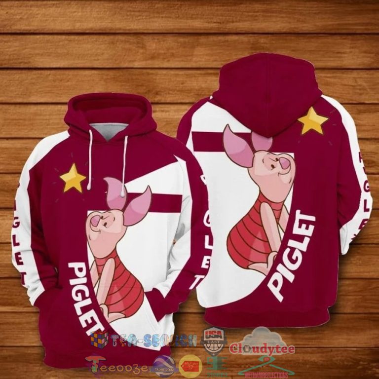 Piglet-Yellow-Star-Winnie-The-Pooh-3D-Hoodie-3