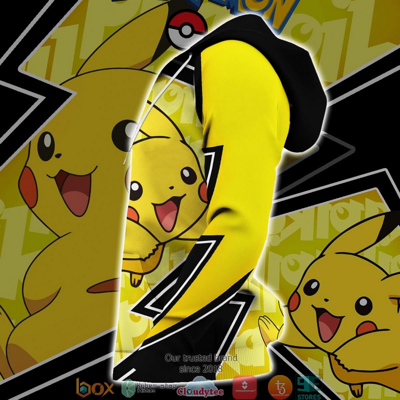 Pikachu Pokemon Anime Merch 3D Hoodie Pikachu Pokemon Anime Merch 3D Hoodie