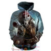 Pirates Of The Caribbean Jack Skellington Cosplay Jack Sparrow 3D Hoodie