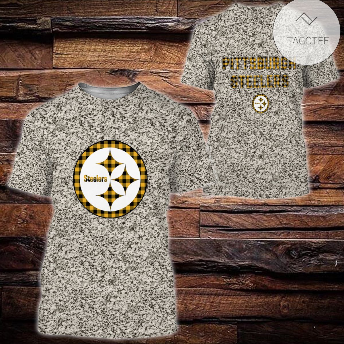 Pittsburgh Steelers Plaid Flannel All Over Print Hoodie Pittsburgh Steelers Plaid Flannel All Over Print Hoodie