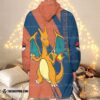 Pokemon Anime Charizard Fleece Hoodie Blanket