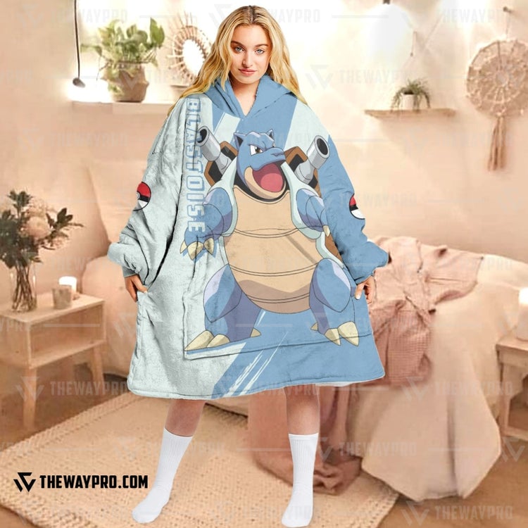 Pokemon-Blastoise-Fleece-Hoodie-Blanket-1