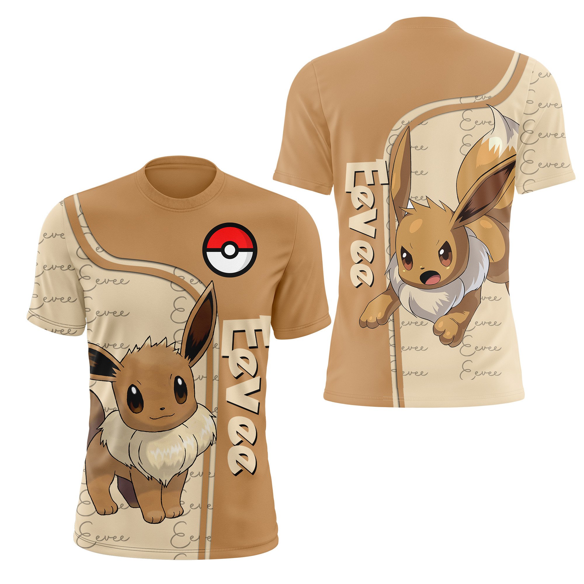 Pokemon Eevee 3D Shirt Pokemon Eevee 3D Shirt