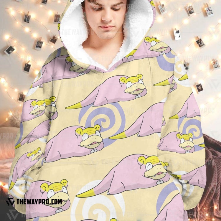 Pokemon-Galarian-Slowpoke-Fleece-Hoodie-Blanket-2