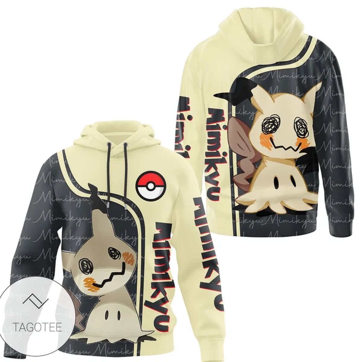 Pokemon Mimikyu All Over Print Hoodie Pokemon Mimikyu All Over Print Hoodie