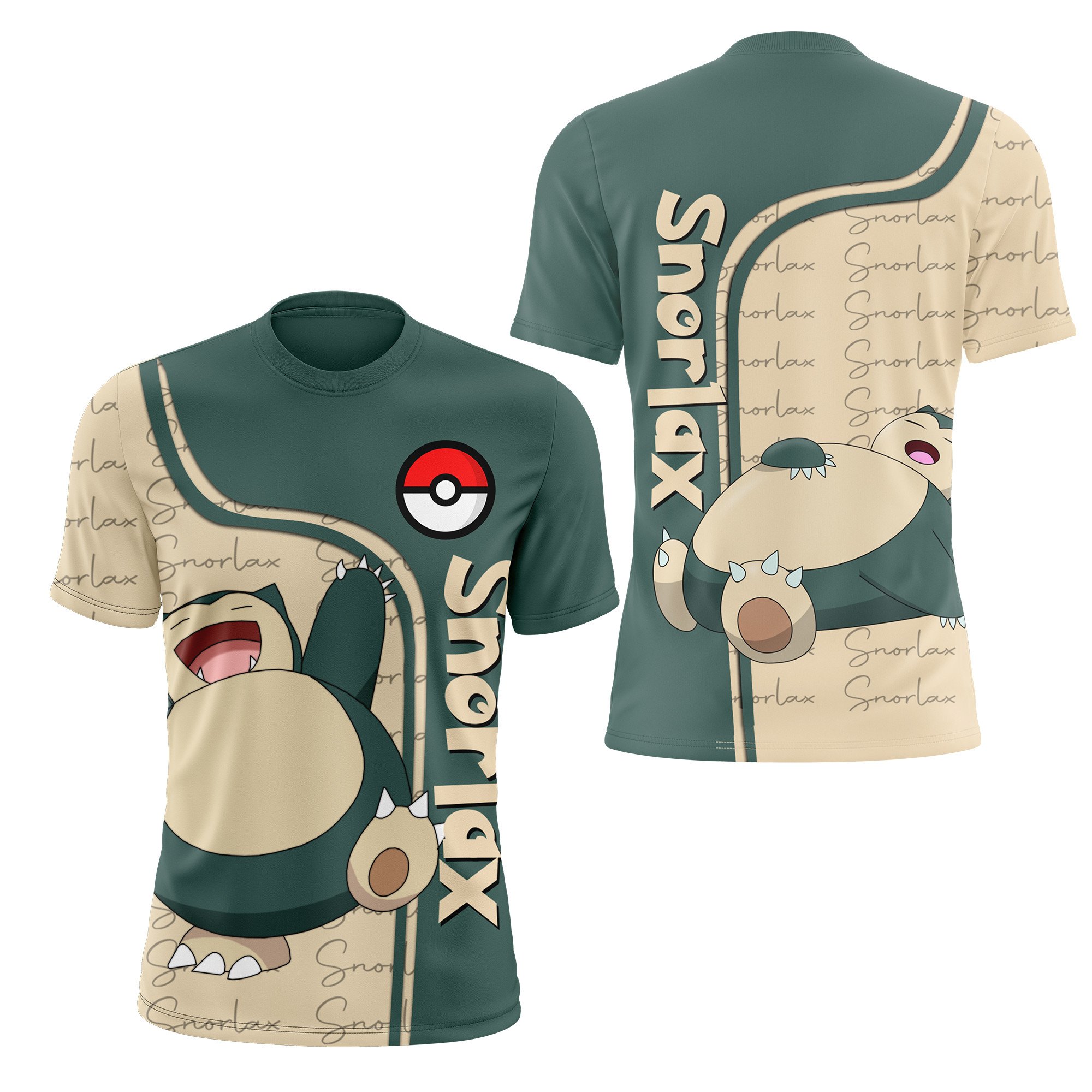 Pokemon Snorlax 3D Shirt Pokemon Snorlax 3D Shirt