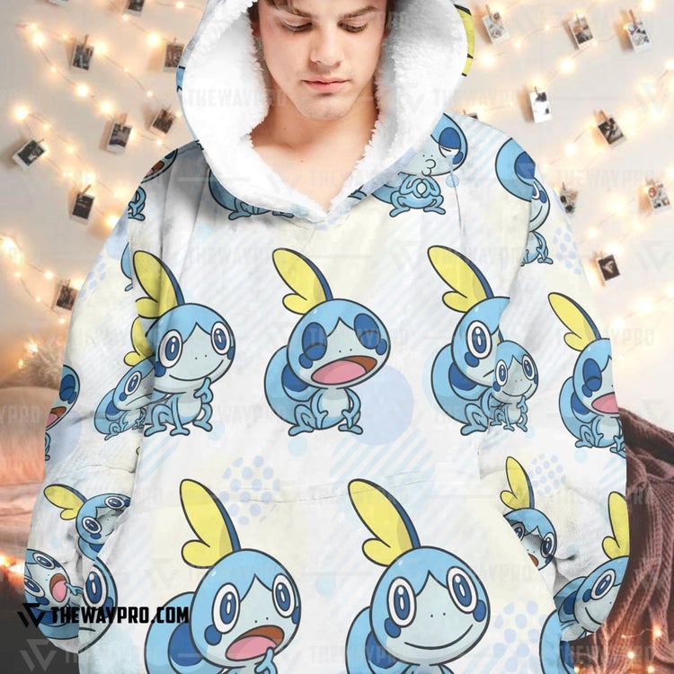 Pokemon-Sobble-Fleece-Hoodie-Blanket-1