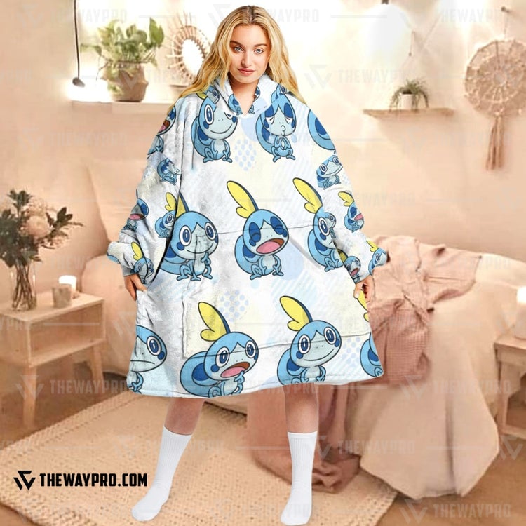 Pokemon-Sobble-Fleece-Hoodie-Blanket-2