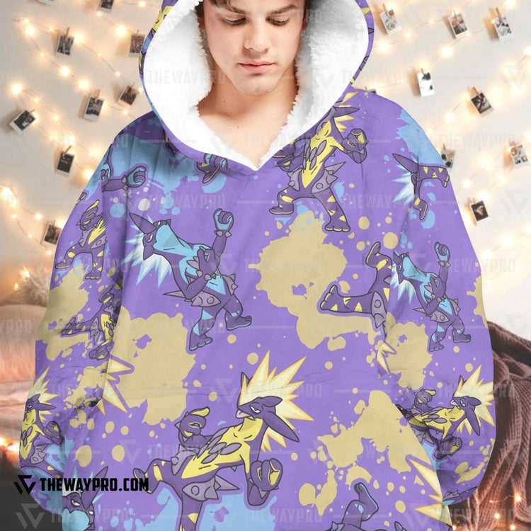 Pokemon-Toxtricity-Fleece-Hoodie-Blanket-1