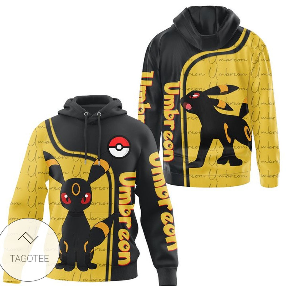 Pokemon Umbreon All Over Print Hoodie Pokemon Umbreon All Over Print Hoodie