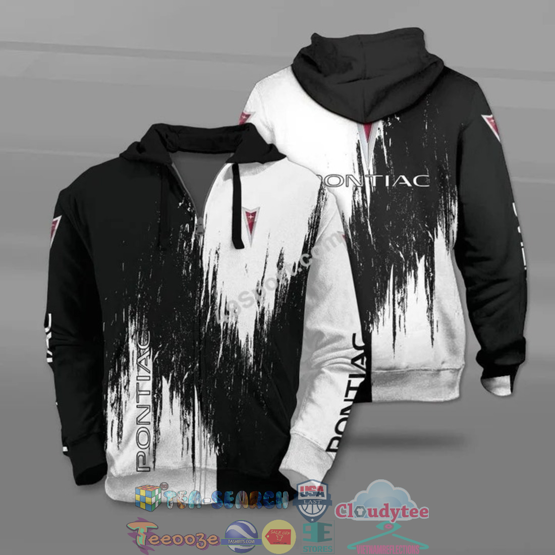 Pontiac All Over Printed T-Shirt Hoodie Pontiac All Over Printed T-Shirt Hoodie