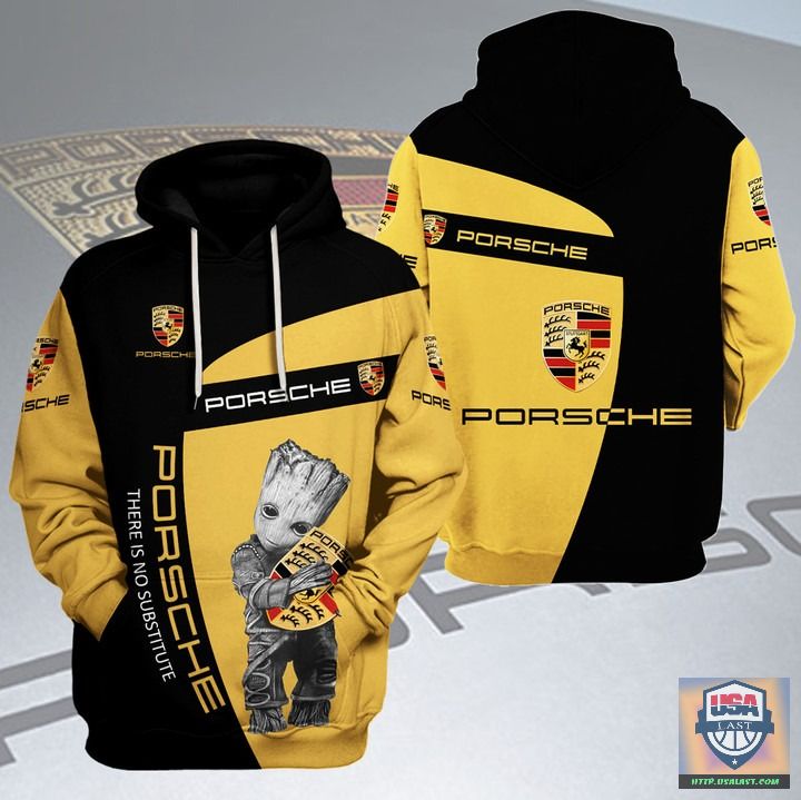 Porsche Baby Groot 3D All Over Print Hoodie Porsche Baby Groot 3D All Over Print Hoodie