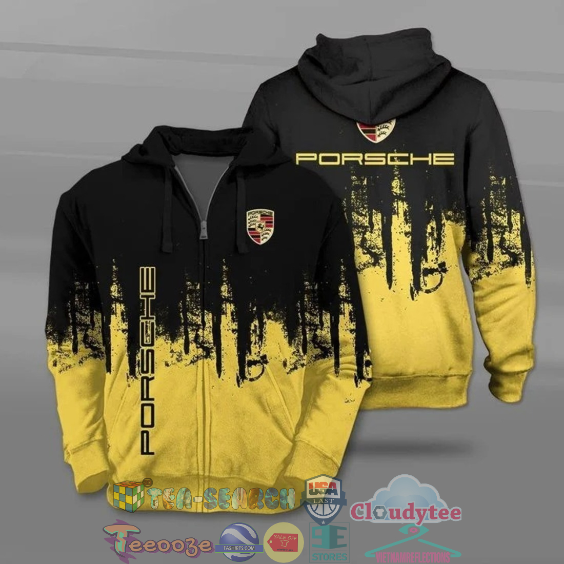 Porsche Ver 2 All Over Printed T-Shirt Hoodie Porsche Ver 2 All Over Printed T-Shirt Hoodie
