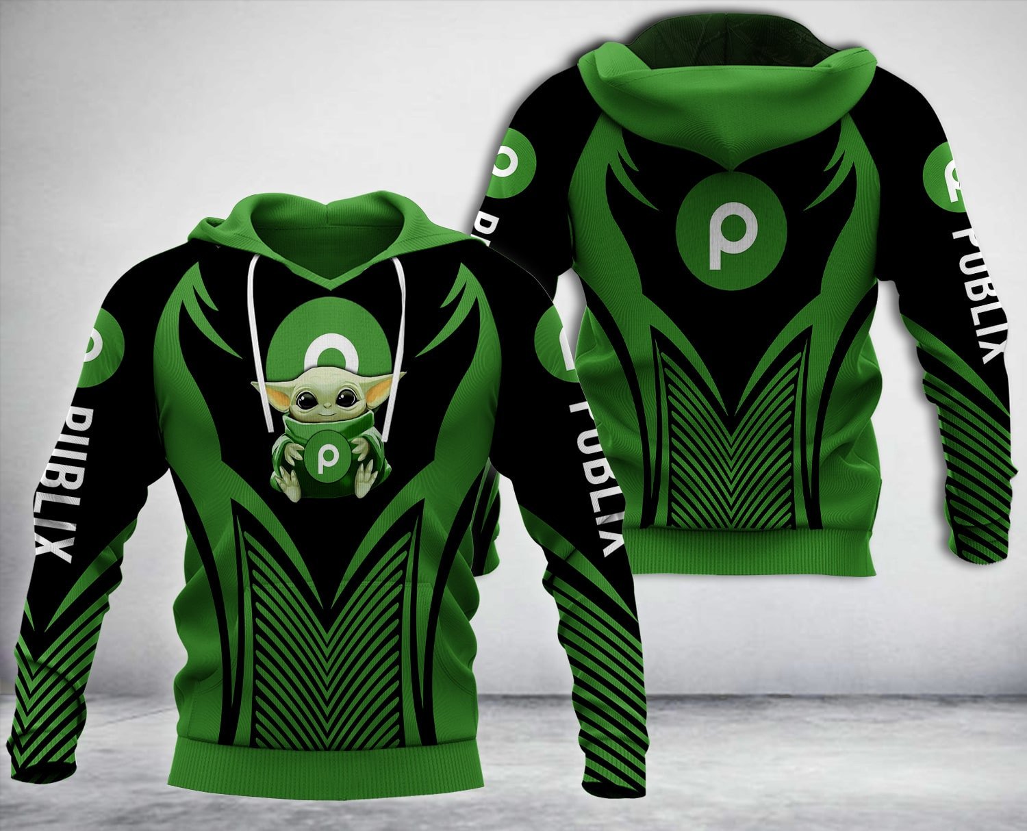 Publix Baby Yoda 3D Hoodie Publix Baby Yoda 3D Hoodie