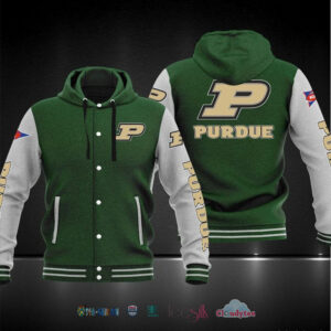 Purdue Boilermakers Baseball Hoodie Jacket