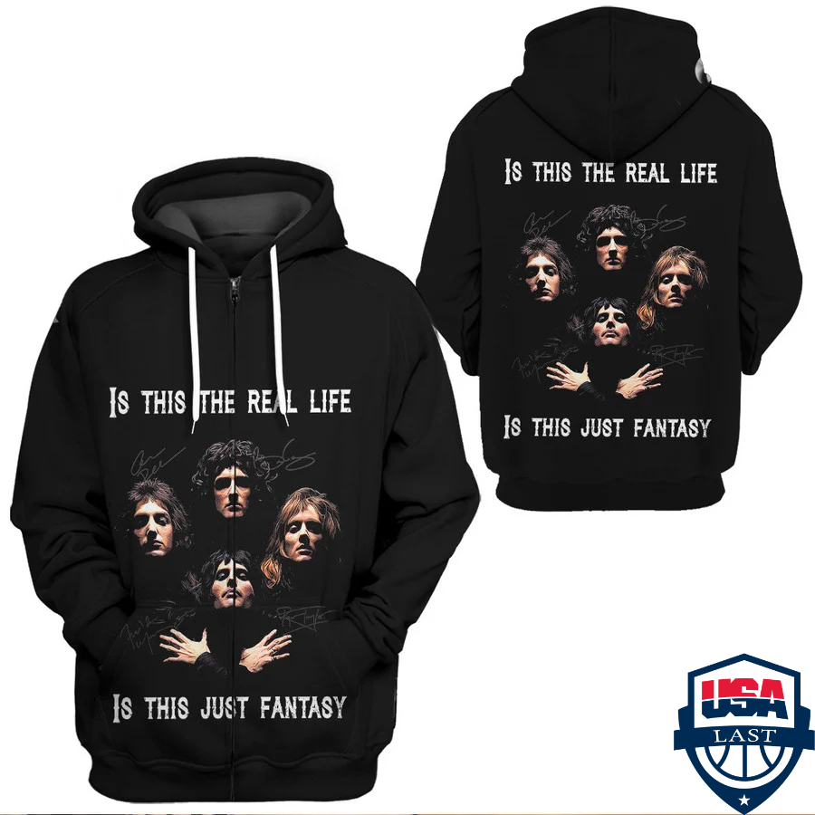Queen Bohemian Rhapsody 3D Hoodie Apparel Queen Bohemian Rhapsody 3D Hoodie Apparel