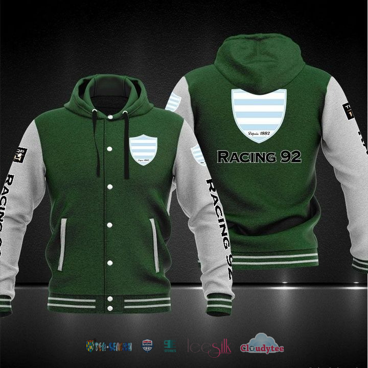 Racing 92 Baseball Hoodie Jacket Racing 92 Baseball Hoodie Jacket