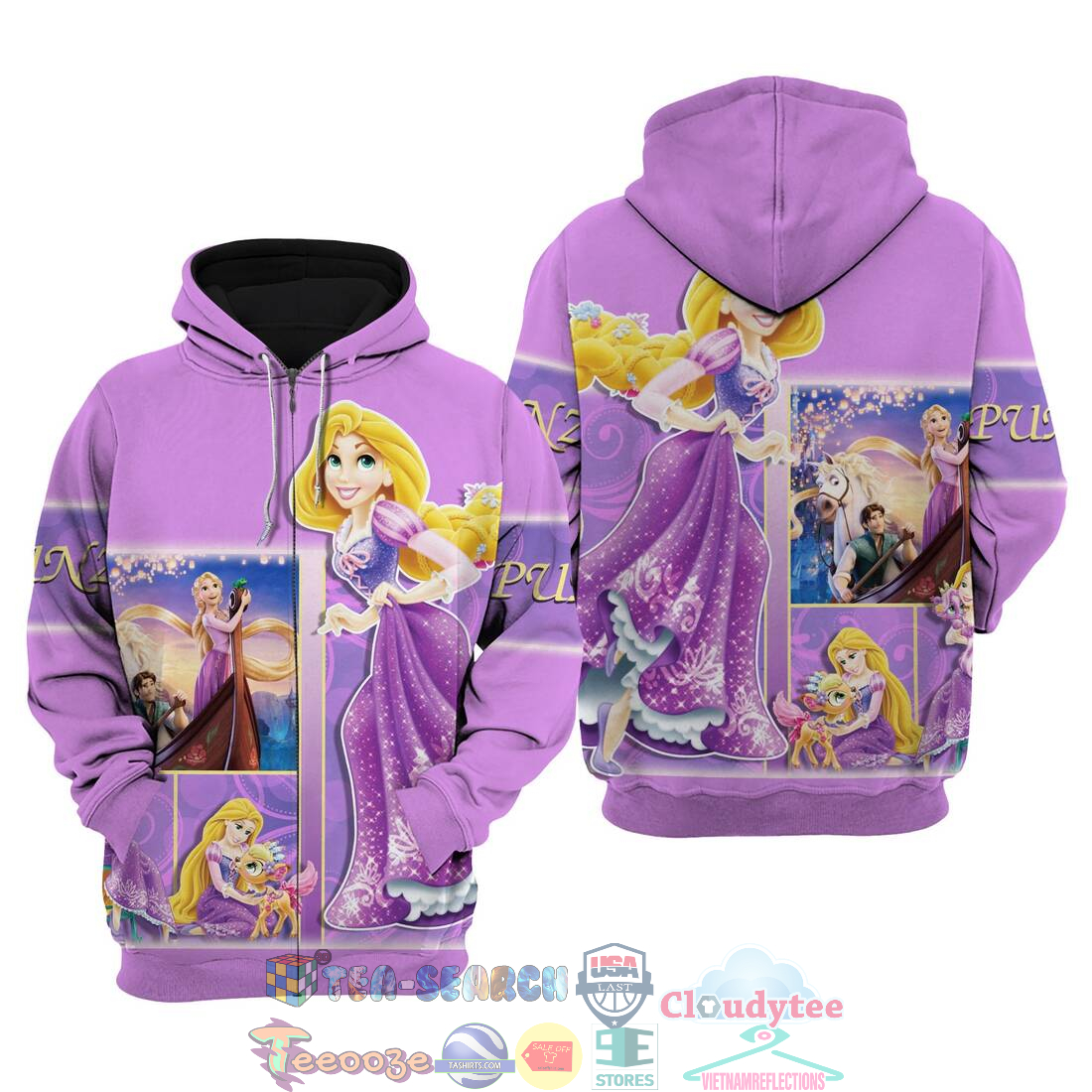 Rapunzel Tangled Princess Disney Hoodie 3D Rapunzel Tangled Princess Disney Hoodie 3D