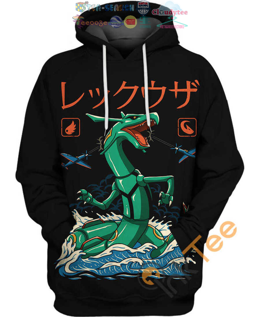 Rayquaza-Pokemon-Hoodie-3D-3