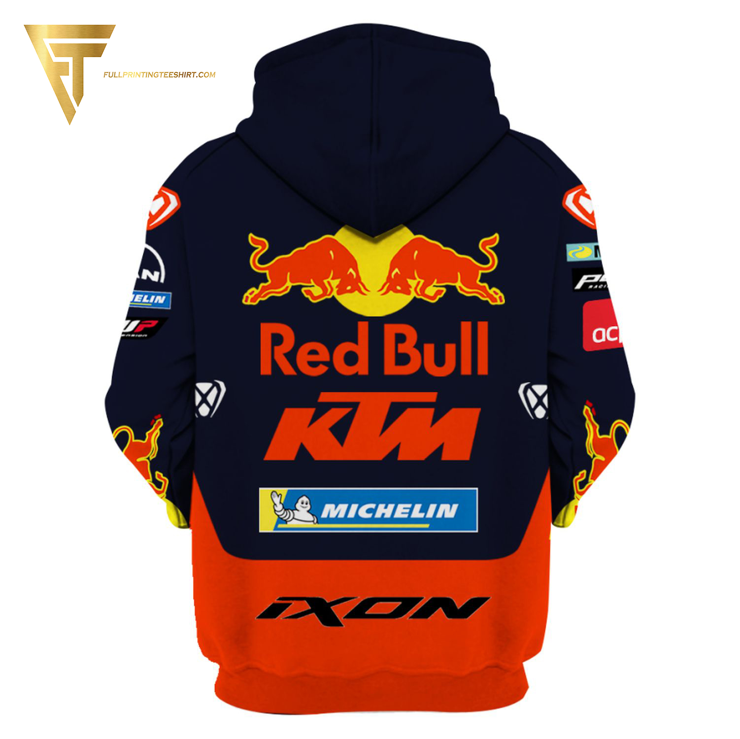 Red Bull Ktm Racing Team All Over Print Hoodie Red Bull Ktm Racing Team All Over Print Hoodie