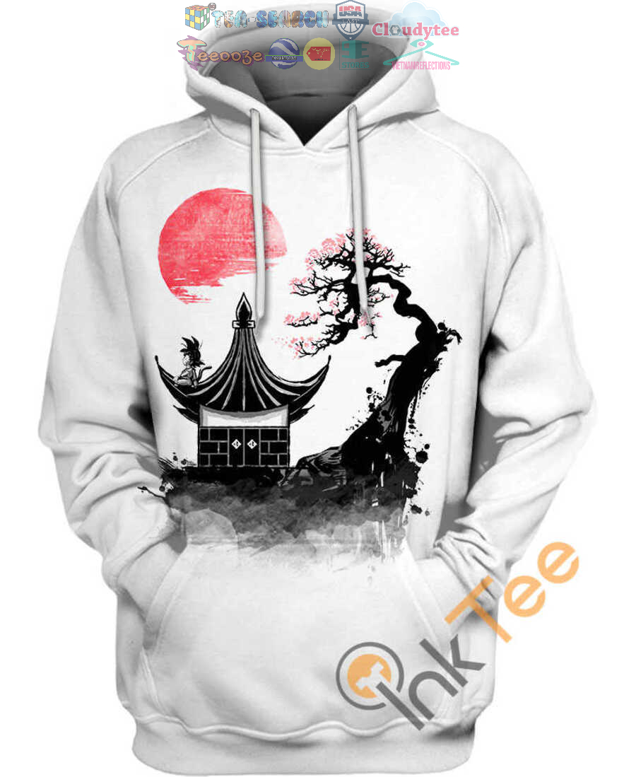Red Sun Saiyan Hoodie 3D Red Sun Saiyan Hoodie 3D
