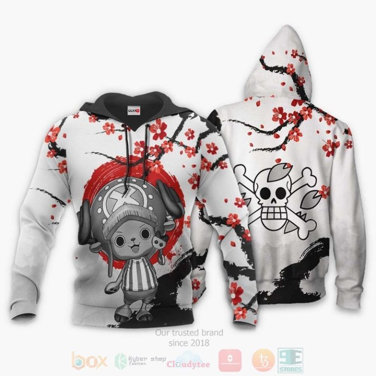 Red-Tony-Chopper-Custom-One-Piece-Anime-3D-Hoodie-Bomber-Jacket-3