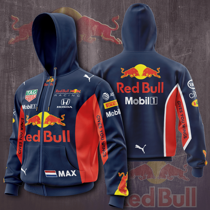 Redbull Racing Mobil1 Honda 3D Shirt Redbull Racing Mobil1 Honda 3D Shirt