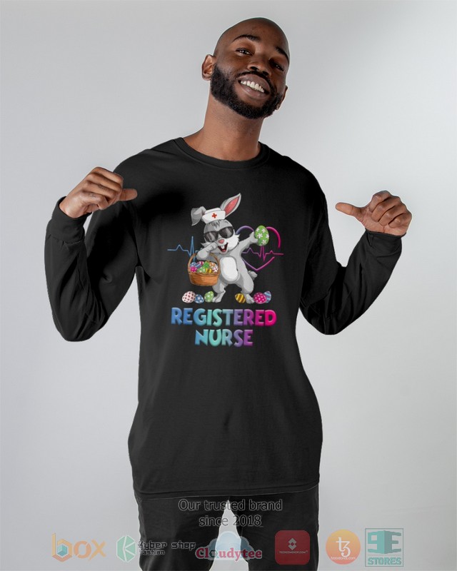 Registered Nurse Bunny Dabbing Shirt Registered Nurse Bunny Dabbing Shirt