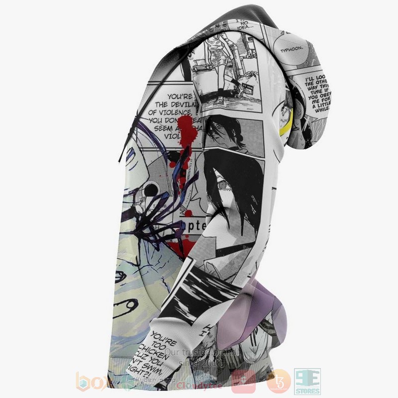 Reze Custom Manga Chainsaw Man Anime 3D Hoodie Reze Custom Manga Chainsaw Man Anime 3D Hoodie