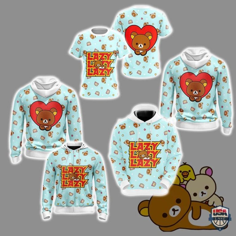 Rilakkuma-Unisex-3D-Hoodie-T-Shirt-1