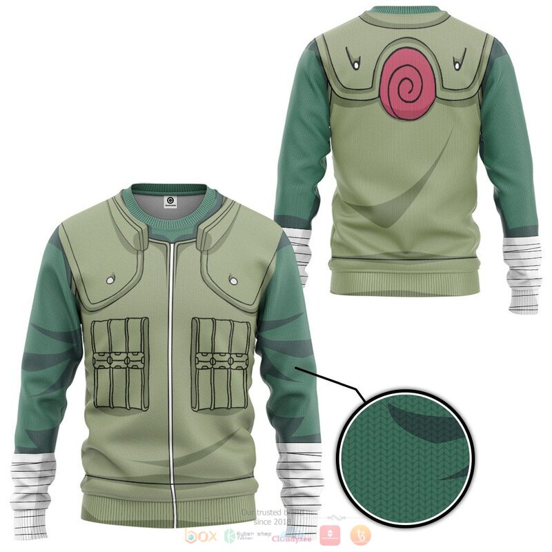 Rock Lee Cosplay 3D Shirt Rock Lee Cosplay 3D Shirt