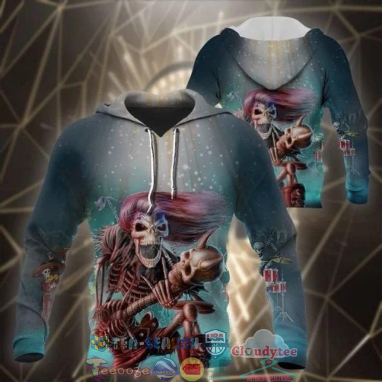 Rocker-Skeleton-3D-Hoodie-1