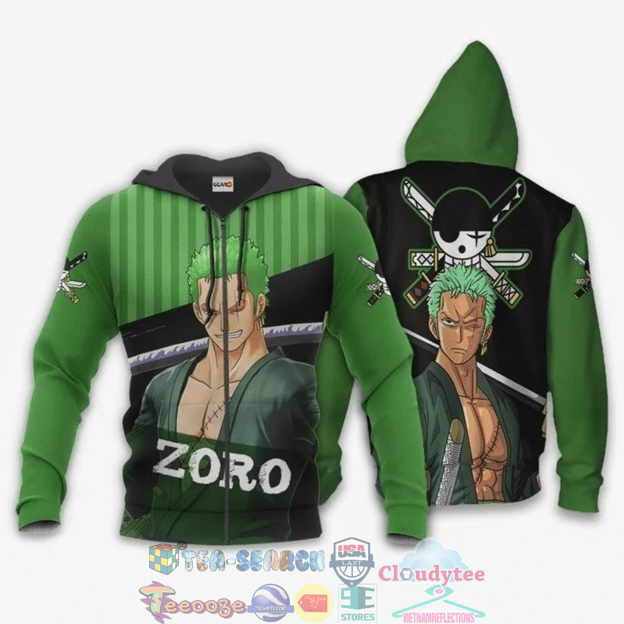 Roronoa Zoro One Piece 3D Hoodie Roronoa Zoro One Piece 3D Hoodie