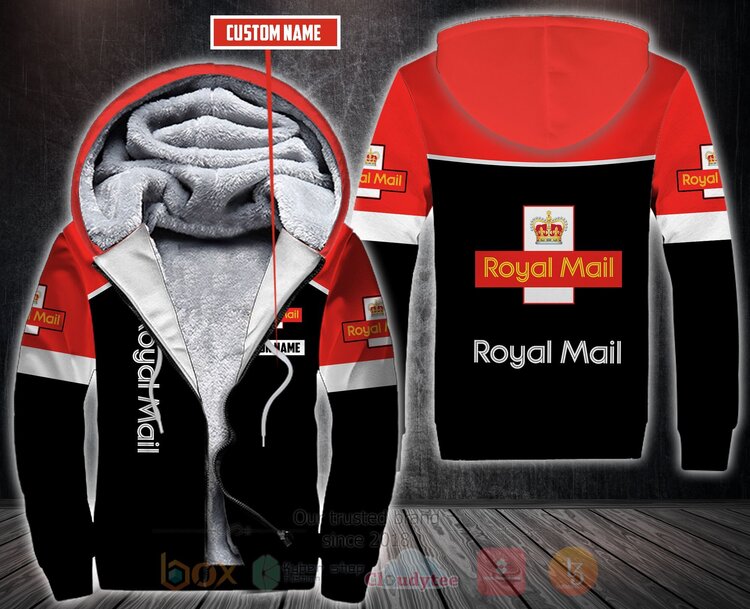 Royal Mail Personalized Fleece 3D Hoodie Royal Mail Personalized Fleece 3D Hoodie