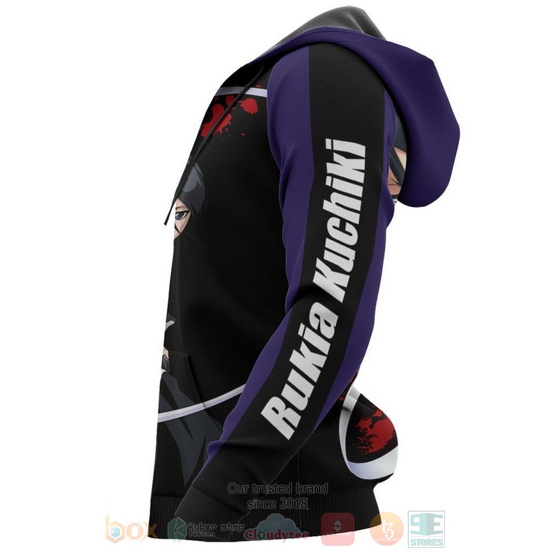 Rukia Kuchiki Bleach Anime 3D Hoodie Rukia Kuchiki Bleach Anime 3D Hoodie