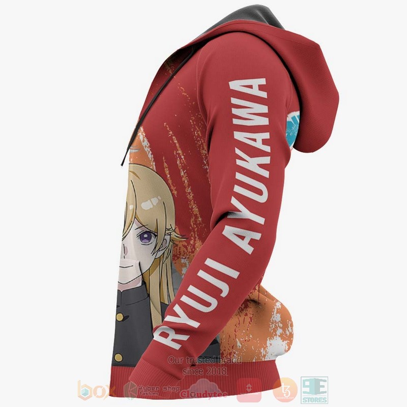 Ryuji Ayukawa Custom Anime Blue Period 3D Hoodie Ryuji Ayukawa Custom Anime Blue Period 3D Hoodie