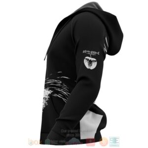 Ryuk Custom Anime Black-White 3D Hoodie