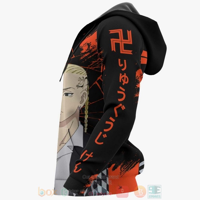 Ryuuguuji Ken Custom Anime Tokyo Revengers 3D Hoodie Ryuuguuji Ken Custom Anime Tokyo Revengers 3D Hoodie